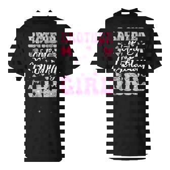 Brother Of The Birthday Girl Family Pink Coquette Bow T-Shirt | Seseable CA