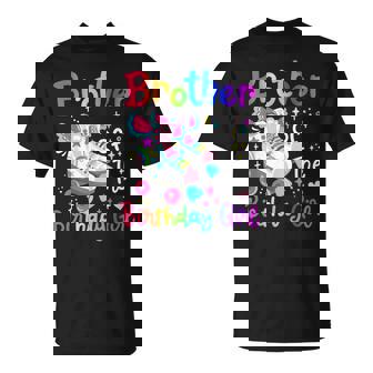 Brother Of Birthday Girl Skater Roller Skate Family Party T-Shirt - Thegiftio