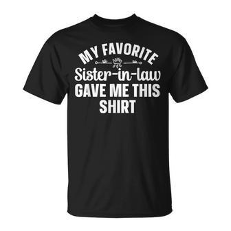 Brother-In-Law From Sister In Law Brother In Law T-Shirt - Thegiftio UK