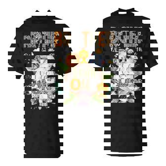 Brother Of The Wild One 1St Birthday Safari Jungle Animal T-Shirt - Monsterry