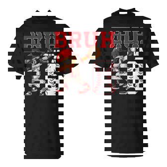 Bruh I'm 6 Baseball 6Th Family Birthday Party 6 Years Old T-Shirt - Monsterry