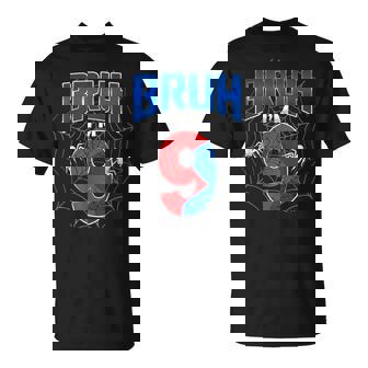 Bruh I'm 9 Year Old It's My 9Th Birthday Boy Spider Web T-Shirt - Thegiftio