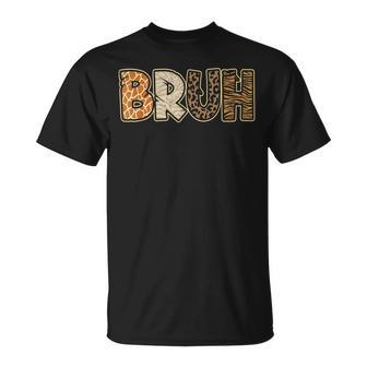 Bruh Meme Wild Safari Squad Zookeeper Animals Wildlife T-Shirt - Monsterry