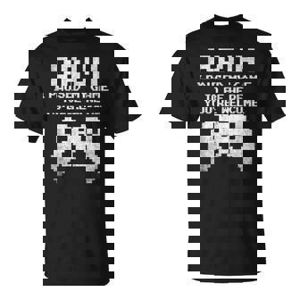 Bruh I Paused My Game To Be Here Gamer Gaming For Boys T-Shirt | Mazezy