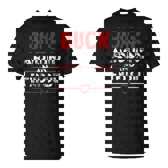 Buck Around And Find Out Vintage Adults Ohio Map T-Shirt | Mazezy