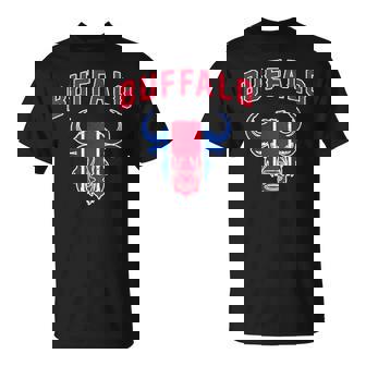 Buffalo New York Ny Bison Classic Athletic Sport Vintage T-Shirt - Thegiftio