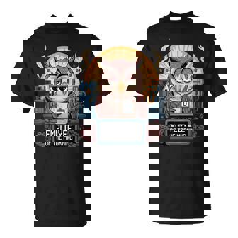 Búho Gracioso Café Trabajo Humor Energía Matutina Camiseta unisex - Regaloses