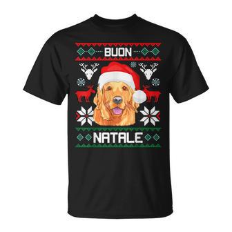 Buon Natale Golden Retriever Dolce Cane Di Natale Maglietta - Novitaregali