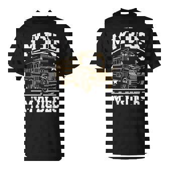 My Bus My Rules School Bus Driver T-Shirt - Monsterry