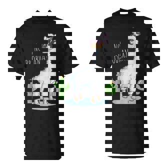 Cadeaux Amusants En Forme De Cactus Llama No Problama T-Shirt - Cadeauxyz