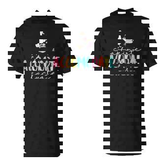 Caffeinate Accommodate Educate Sped Teacher Silly Goose T-Shirt - Monsterry