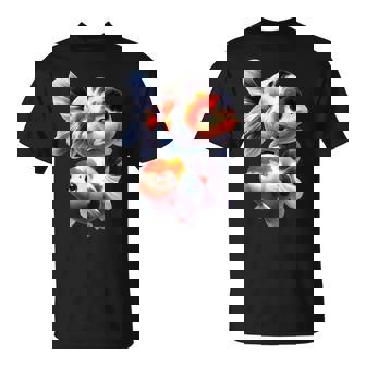 Calico Ranchu Goldfish Fancy Goldfish Criadores De Peces Dorados Camiseta unisex - Regaloses