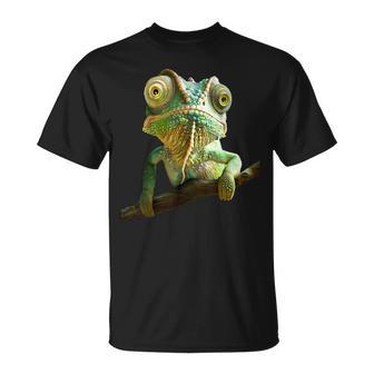 Camaleón Lagarto Reptil Chameleon Iguana Lagarto Camaleón Camiseta unisex - Regaloses