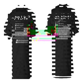 Can I Lick It 周期表 Tシャツ - Kawaiitshirt
