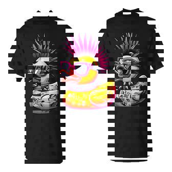 Canard Punk Rockeur Amateur De Canard Mignon Propriétaire De Canard Caneton T-Shirt - Cadeauxyz