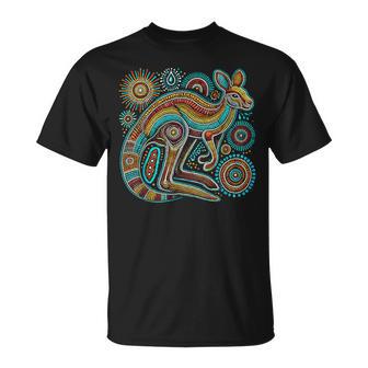 Canguro Aborigen Australiano Australia Amante De Los Animales Camiseta unisex - Regaloses
