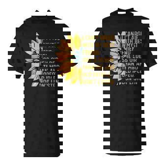 I Can't Argue With My Best Friend She's Older Than Me Floral T-Shirt - Monsterry