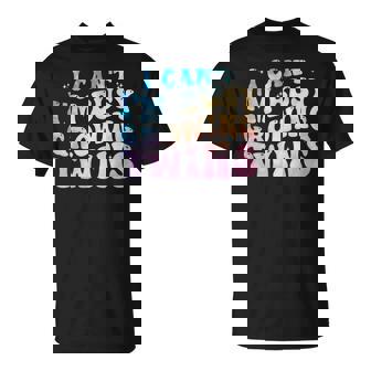 I Can't I'm Busy Growing Twins Twin Expecting Mom Pregnancy T-Shirt - Monsterry