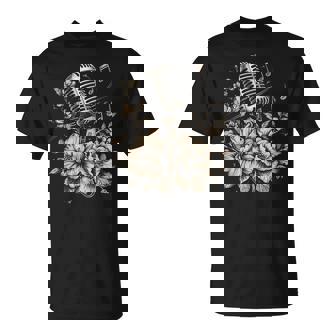 Cantante Microfonointage Karaokeocalist Musica Musicista Maglietta - Novitaregali