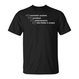 Capitalismo Contraocialismo Chiste Divertido Capitalistas Camiseta unisex - Regaloses