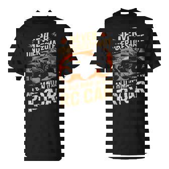 Car Racing Remote Control Old Man With RC Car T-Shirt | Mazezy