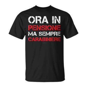 Carabiniere Regalo Pensione Carabiniere Maglietta - Novitaregali