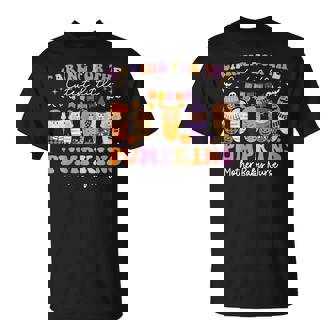 Caring For The Cutest Pumpkins Mother Baby Nurse Halloween T-Shirt - Monsterry