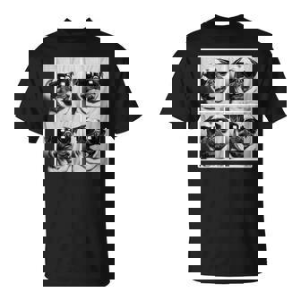 Carlin Drôle Portant Des Lunettes Deoleilintage Photo Carlinelfie Manche Longue T-Shirt - Cadeauxyz