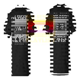 Cassette Retro 80S Oldchool Lista De Reproducciónintage In Mangas Camiseta unisex - Regaloses