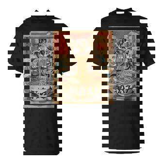 Cat Eating Ramen Noodles Kawaii Anime Manga Japanese Food T-Shirt | Mazezy