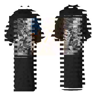 Cat Gangster Street Cats Selfie Meme Humor Women T-Shirt - Monsterry