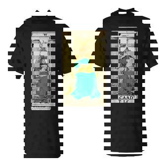 Cat Lady Tarot Card Vintage Gothic Deck Reader Lover Women T-Shirt | Seseable UK