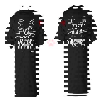 Cat Mom Cat Lover Cute Mother's Day Mama I Love My Cat T-Shirt | Mazezy