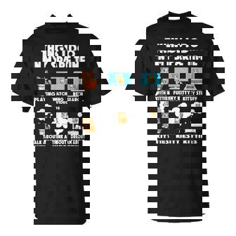 Cat Things Do In Spare Time Cats Kitten Animal Daughter T-Shirt - Monsterry