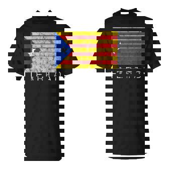 Catalunya Independencia Catalana Libertad Barcelona Bandera España Camiseta unisex - Regaloses