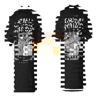 Cats Are Like Potato Chips You Can't Just Have One T-Shirt | Mazezy