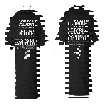 Célibataire En Couple J'ai Un Chat Blague Propriétaire Chat T-Shirt - Cadeauxyz