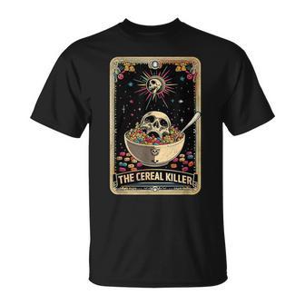 The Cereal Killer Skeleton Tarot Card T-Shirt - Thegiftio UK