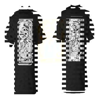 Certified Nurse Assistant Tarot Card Skeleton Cna Halloween T-Shirt | Seseable UK