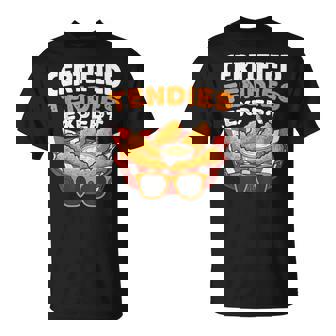 Certified Tendies Expert Chicken Tenders T-Shirt | Seseable UK