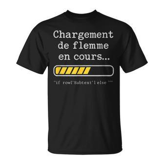 Chargement De Flamme En Cours Progression Barr T-Shirt - Cadeauxyz