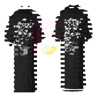 Chat Mignon Fleur De Cerisier Chaton Japonais Arbre Àakura T-Shirt - Cadeauxyz