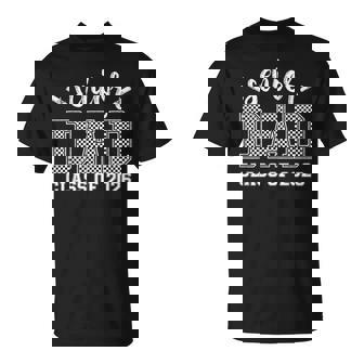 Checkered Senior Dad 2026 Class Of 26 Proud Dad Of Graduate T-Shirt - Monsterry