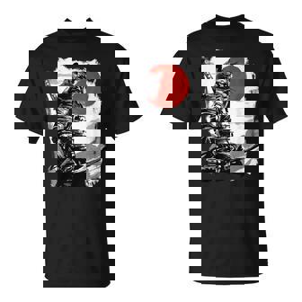 Chemiseamouraï Chat Japonais Guerrier Ukiyo-E Ninja Catensei T-Shirt - Cadeauxyz