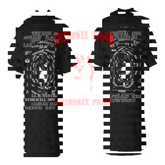 Cherokee Blood Runs Through My Veins Native American T-Shirt - Monsterry