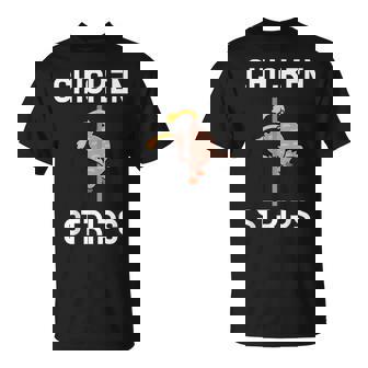 Chicken Strips Dancing Chicken Bbq Barbeque Squad T-Shirt | Mazezy