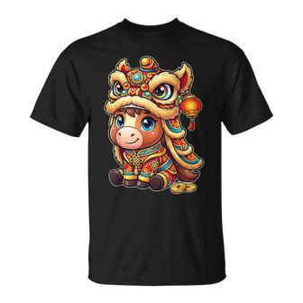 Chinese New Year 2026 Outfits Boys Girls Year Of The Horse T-Shirt | Mazezy
