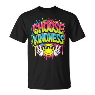 Choose Kindness Colorfull Be Kind Inspirational Positive T-Shirt - Monsterry