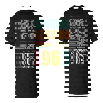 Choral Legend 1963 Singer 62 Years 62th Birthday Choir T-Shirt | Mazezy