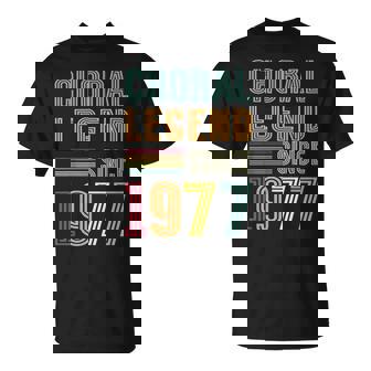 Choral Legend 1977 Singer 48 Years 48th Birthday Choir T-Shirt | Mazezy